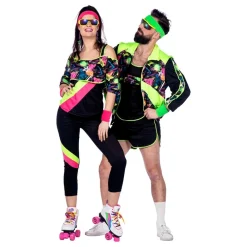 Wilbers Karnaval B.V. 80'er Retro Aerobics Kostume - Udklædningskostumer|Kostumetema
