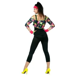 Wilbers Karnaval B.V. 80'er Retro Aerobics Kostume - Udklædningskostumer|Kostumetema