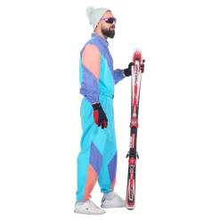 Best Wilbers Karnaval B.V. 80'er Retro Skidragt Kostume Herre