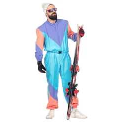 Best Wilbers Karnaval B.V. 80'er Retro Skidragt Kostume Herre