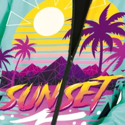 Fiestas Guirca, S.L 90'er Sunset Træningsdragt Kostume - Udklædningskostumer|Kostumetema