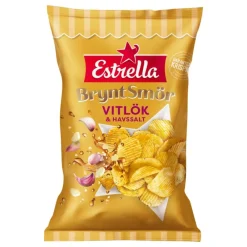 ERT Godis AB Estrella Brunet Smør Hvidløg & Havsalt - Snacks