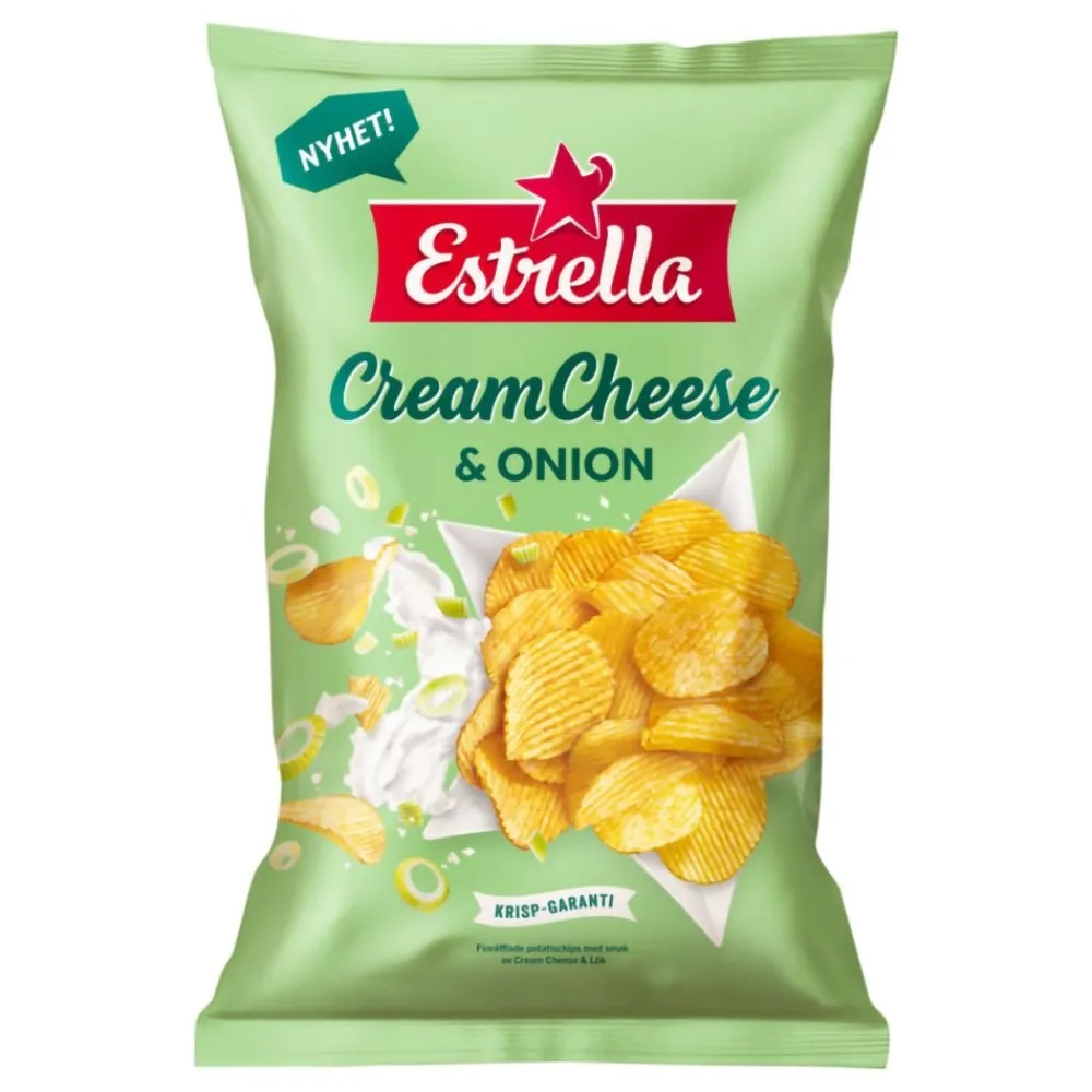 ERT Godis AB Estrella Cream Cheese & Onion - Snacks