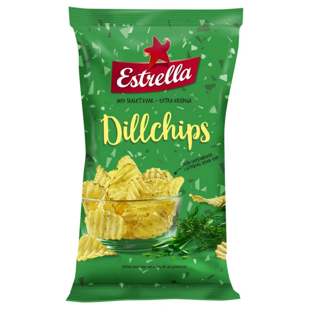 ERT Godis AB Estrella Dill Chips - Snacks