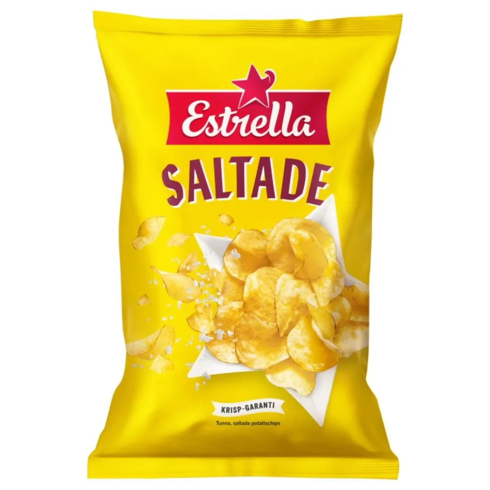 ERT Godis AB Estrella Letsaltede Chips Storpak - Snacks