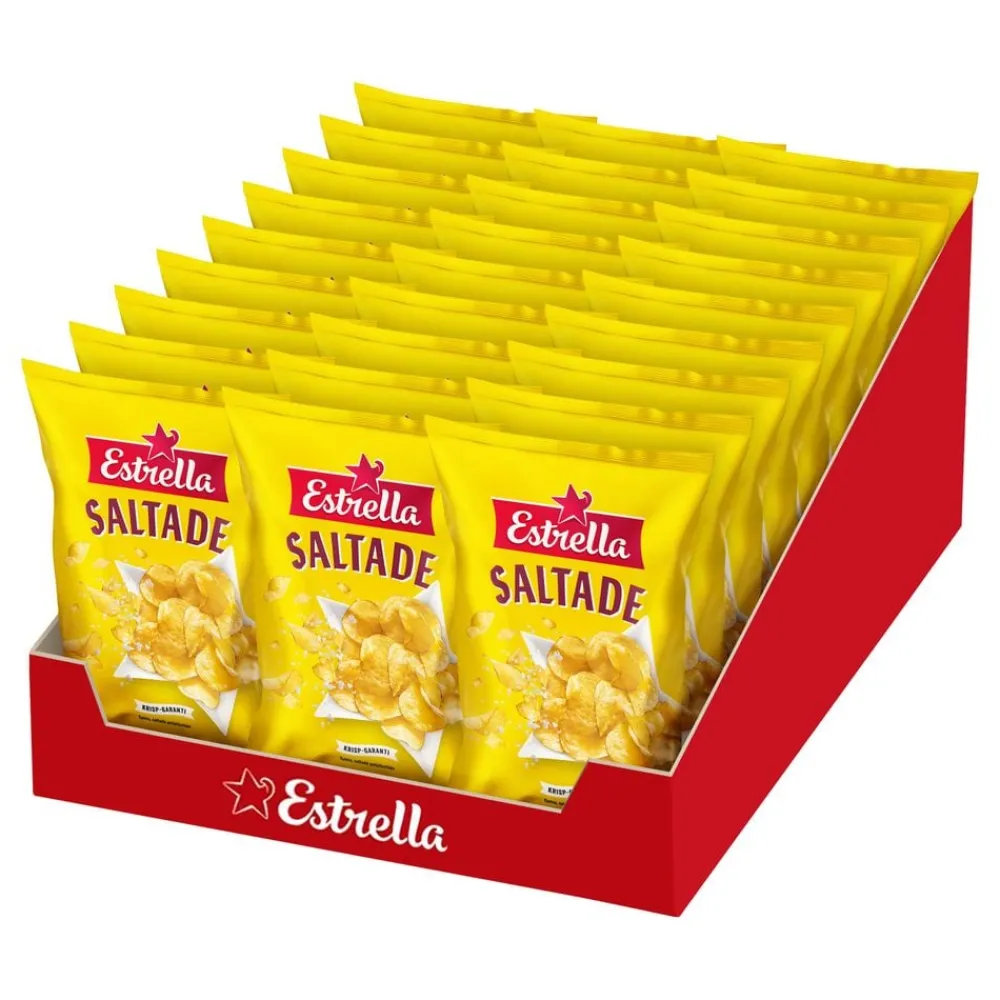 ERT Godis AB Estrella Letsaltede Chips Storpak - Snacks