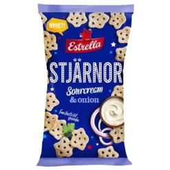 New ERT Godis AB Estrella Stjerner Sourcream & Onion