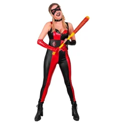 Widmann S.r.l. Evil Harlequin Jumpsuit Kostume - Udklædningskostumer|Kostumetema