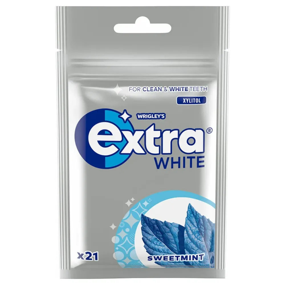 ERT Godis AB Extra White Sweet Mint Tyggegummi - Slik