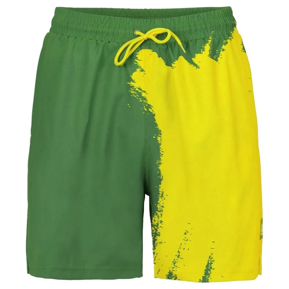 Sale SillySanta A/S Farveskiftende Badeshorts Grøn/Gul