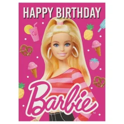 Hisab/Joker Company AB Fødselsdagskort Barbie - Hilsningskort