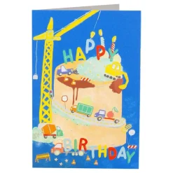 Kidek AB Fødselsdagskort Construction Cake