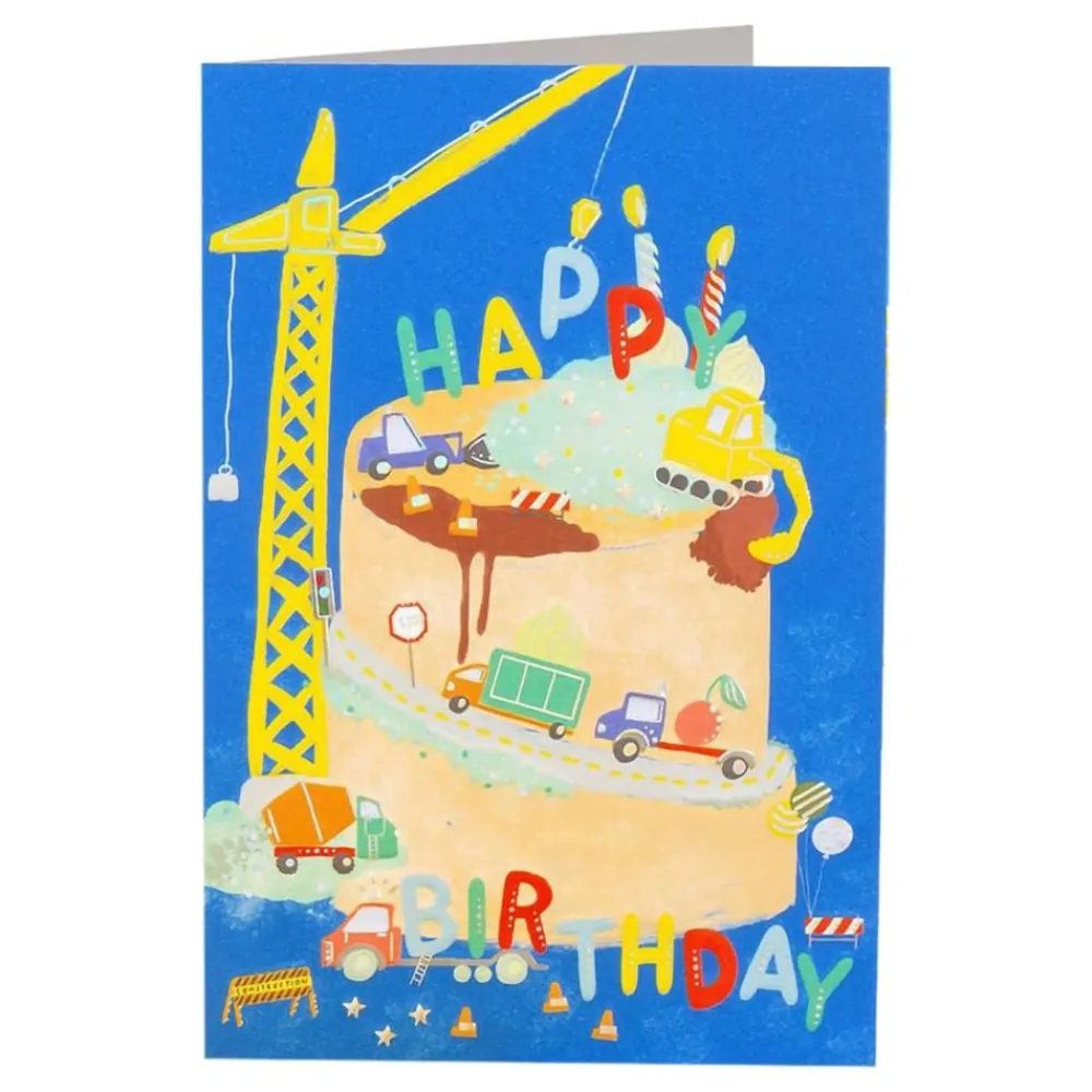 Kidek AB Fødselsdagskort Construction Cake