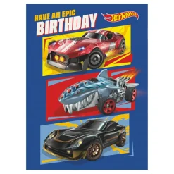 Online Hisab/Joker Company AB Fødselsdagskort Hot Wheels