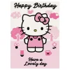 Hisab/Joker Company AB Fødselsdagskort Lovely Day Hello Kitty - Hilsningskort