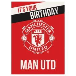 Clearance Hisab/Joker Company AB Fødselsdagskort Manchester United