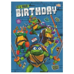 Outlet Hisab/Joker Company AB Fødselsdagskort Ninja Turtles