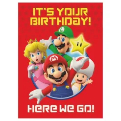 New Hisab/Joker Company AB Fødselsdagskort Super Mario