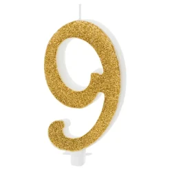 Best PartyDeco sp. z o.o. Fødselsdagslys Tal Guld