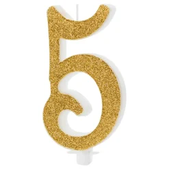 Best PartyDeco sp. z o.o. Fødselsdagslys Tal Guld