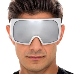 Sale CHAKS Festivalbriller Cyber Silver med Spejlvisir