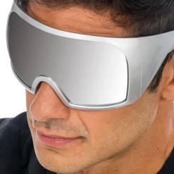 Sale CHAKS Festivalbriller Cyber Silver med Spejlvisir