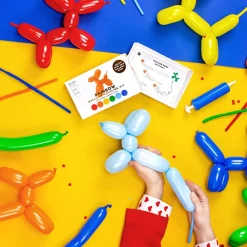 PartyDeco sp. z o.o. Figurballoner Flerfarvede Blanding Sæt - Balloner