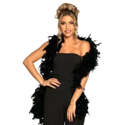 Online Boland Party Partners B.V. Fjerboa Sort Premium