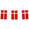 Hisab/Joker Company AB Flagguirlande Danske Flag - Hobby & Fritid|Oppyntning