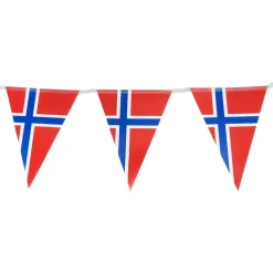 Hisab/Joker Company AB Flagguirlande Norske Flag - Oppyntning|Flag