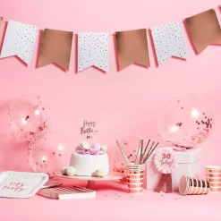 Sale CG Global Products Ltd Flagguirlande Roséguld/Prikket