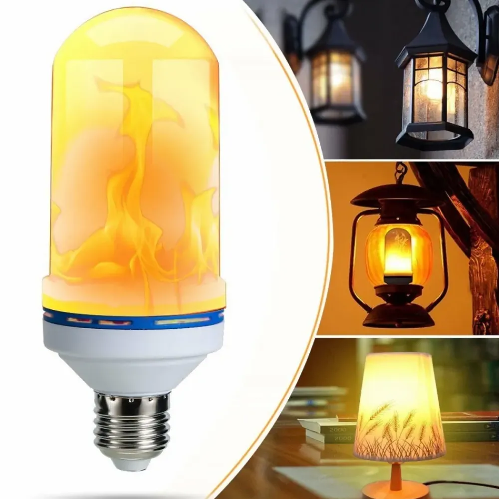 Partyking AB Flammende LED-lampe - Hjem & Husholdning