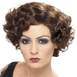 Rubies Netherland B.V. Flirty Flapper Brun Paryk - Kostumetema|Parykker