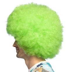 Boland Party Partners B.V. Fluffy Neongrøn Paryk - Parykker