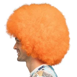 Boland Party Partners B.V. Fluffy Neonorange Paryk - Parykker