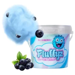 Discount ERT Godis AB Fluffyz Candyfloss Blåbær