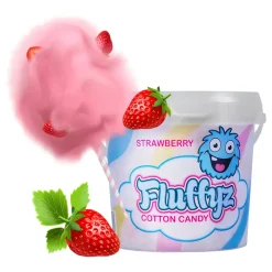 ERT Godis AB Fluffyz Candyfloss Jordbær