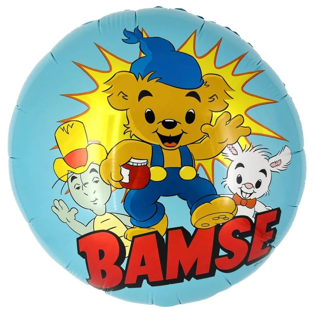 Design House 95 AB Folieballon Bamse Blå - Balloner