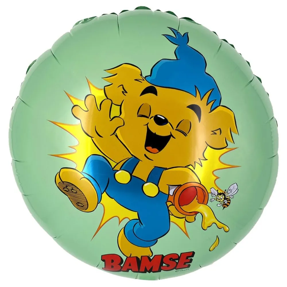 Design House 95 AB Folieballon Bamse Grøn - Balloner