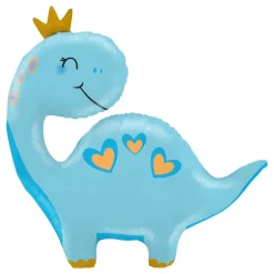 Clearance Ballongkungen AB Folieballon Blå Dinosaur