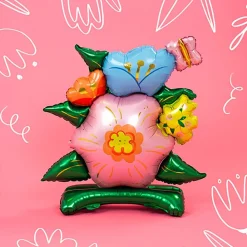 PartyDeco sp. z o.o. Folieballon Blomster med Base