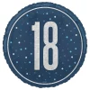 Sale Unique UK Inc t/as Unique Party Folieballon 18 Blå/Sølv