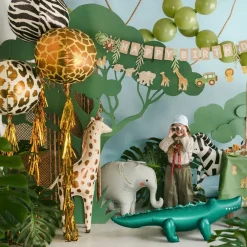 Best PartyDeco sp. z o.o. Folieballon Bold Leopardmønster Stor