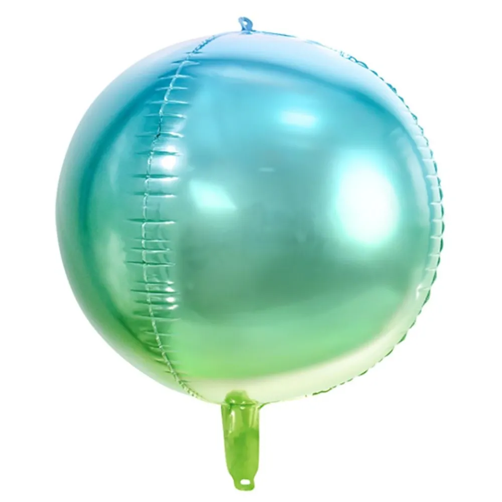 PartyDeco sp. z o.o. Folieballon Bold Ombre Blå/Grøn - Balloner