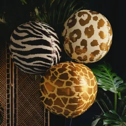 PartyDeco sp. z o.o. Folieballon Bold Zebramønster Stor - Balloner