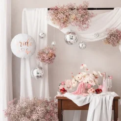 PartyDeco sp. z o.o. Folieballon Bride Rund Rosé - Balloner