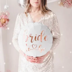 PartyDeco sp. z o.o. Folieballon Bride Rund Rosé - Balloner