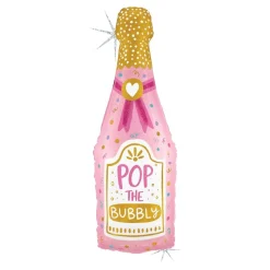 Online Ballongkungen AB Folieballon Bubbly Champagneflaske