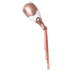 Hot CG Global Products Ltd Folieballon Champagneflaske Rosaguld med Streamers