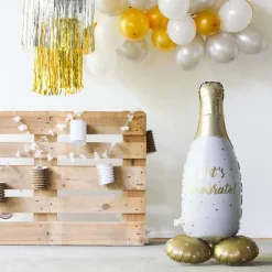 Folat B.V. Folieballon Champagneflaske med Base - Balloner